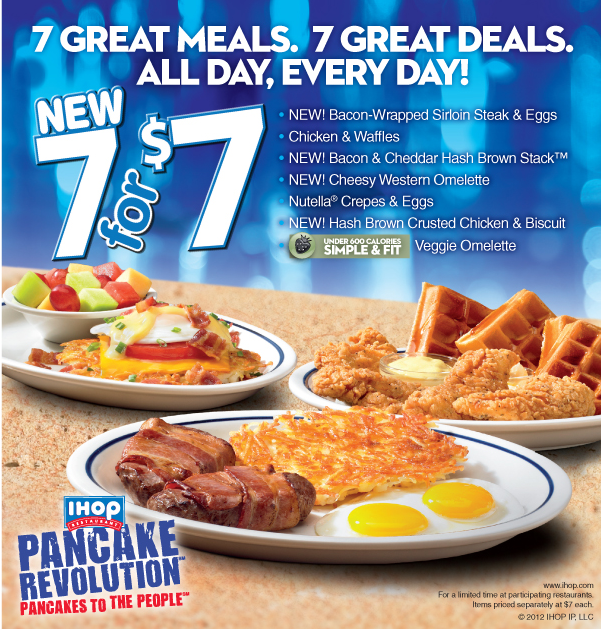 IHop 7 for 7 Special